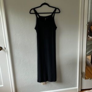 Volcom Ribbed Tank Midi Dress Black M